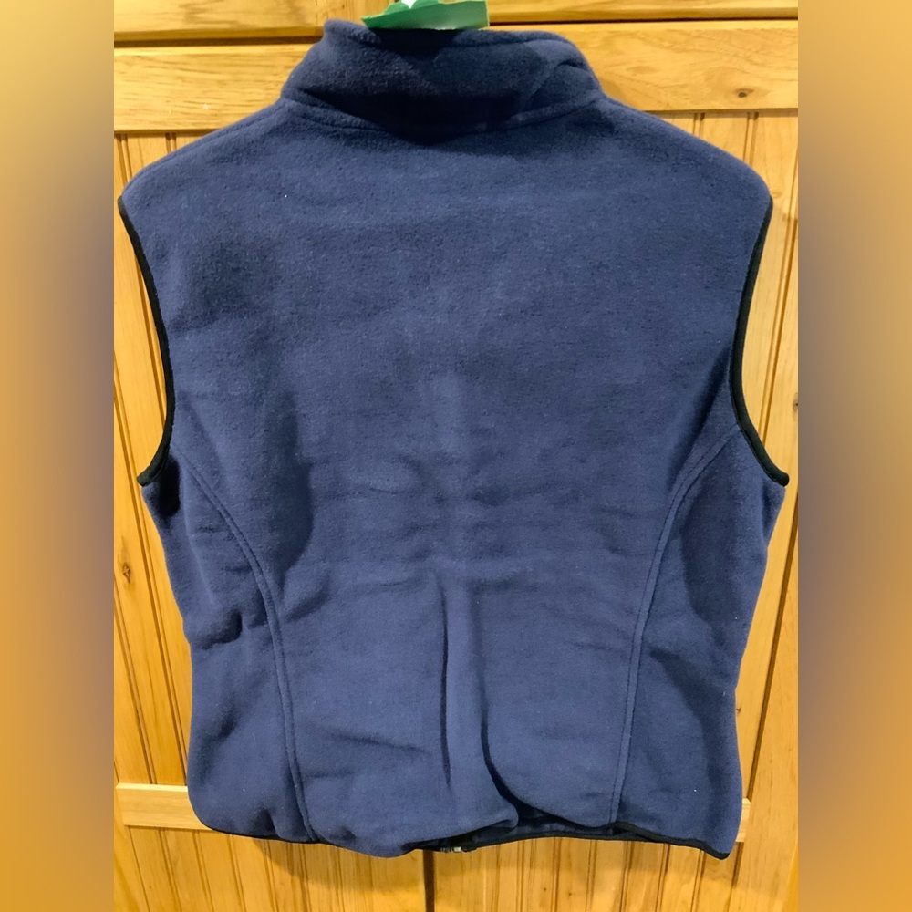 Port Authority Navy Blue Fleece Vest - Picture 3 of 4